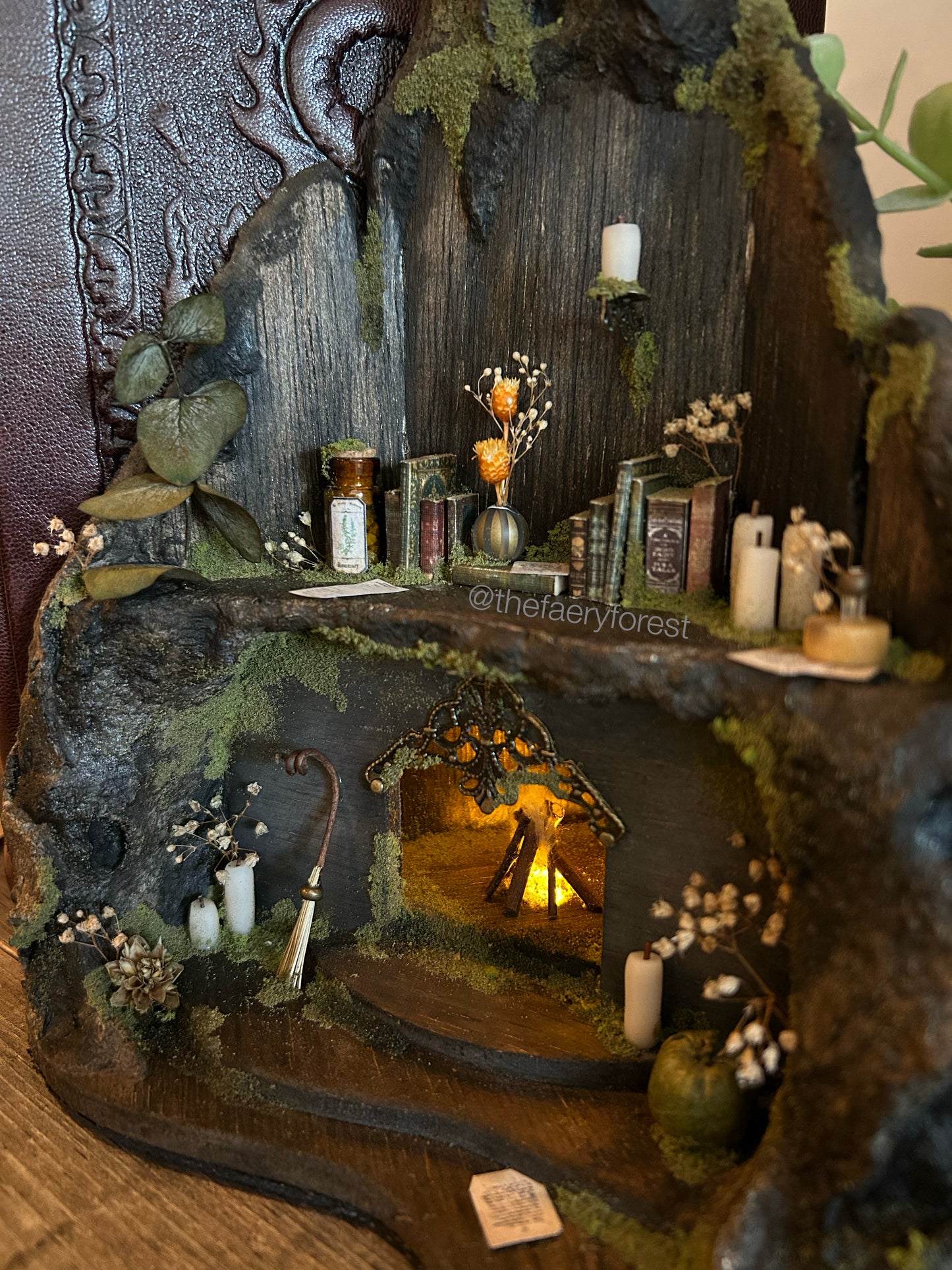 Faery Fireplace Bookend - PREORDER