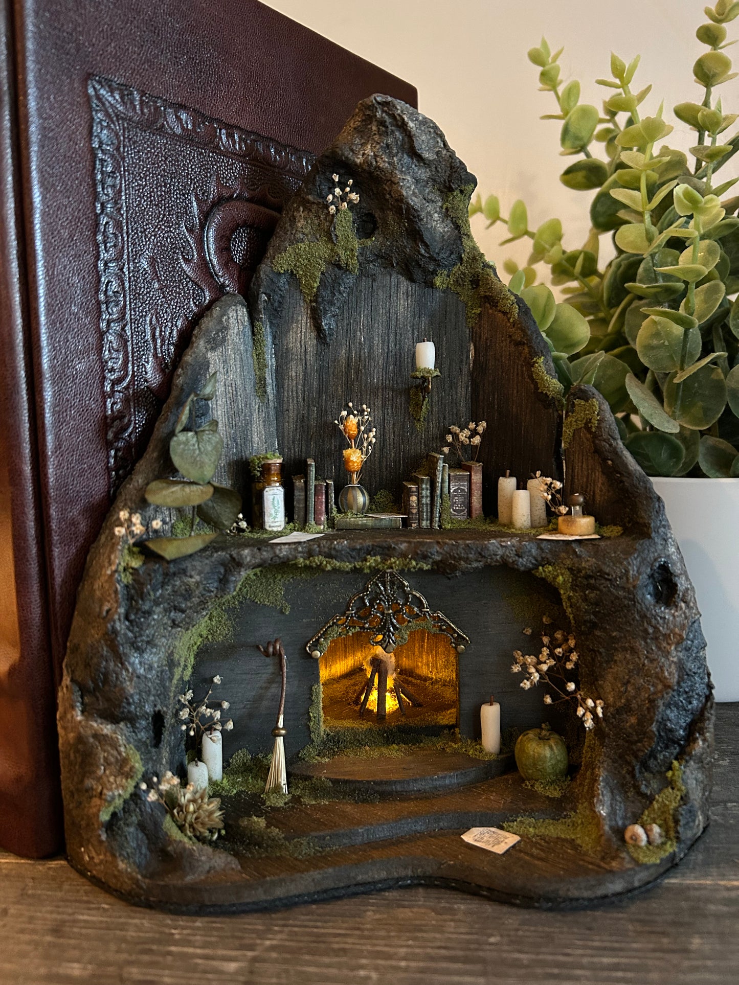 Faery Fireplace Bookend - PREORDER
