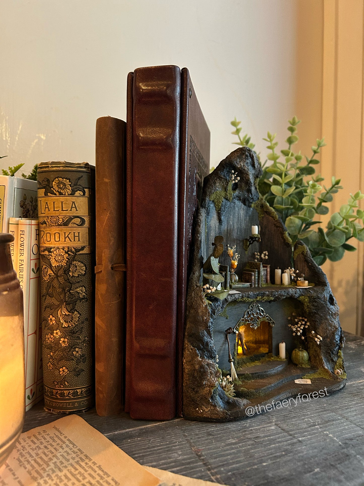 Faery Fireplace Bookend - PREORDER
