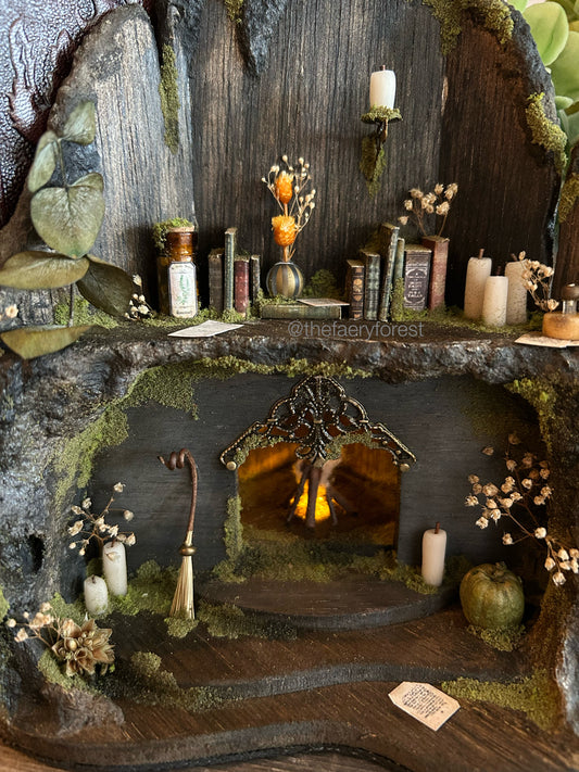 Faery Fireplace Bookend - PREORDER