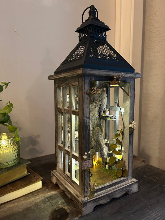 Faery Fireplace Lantern (tall)