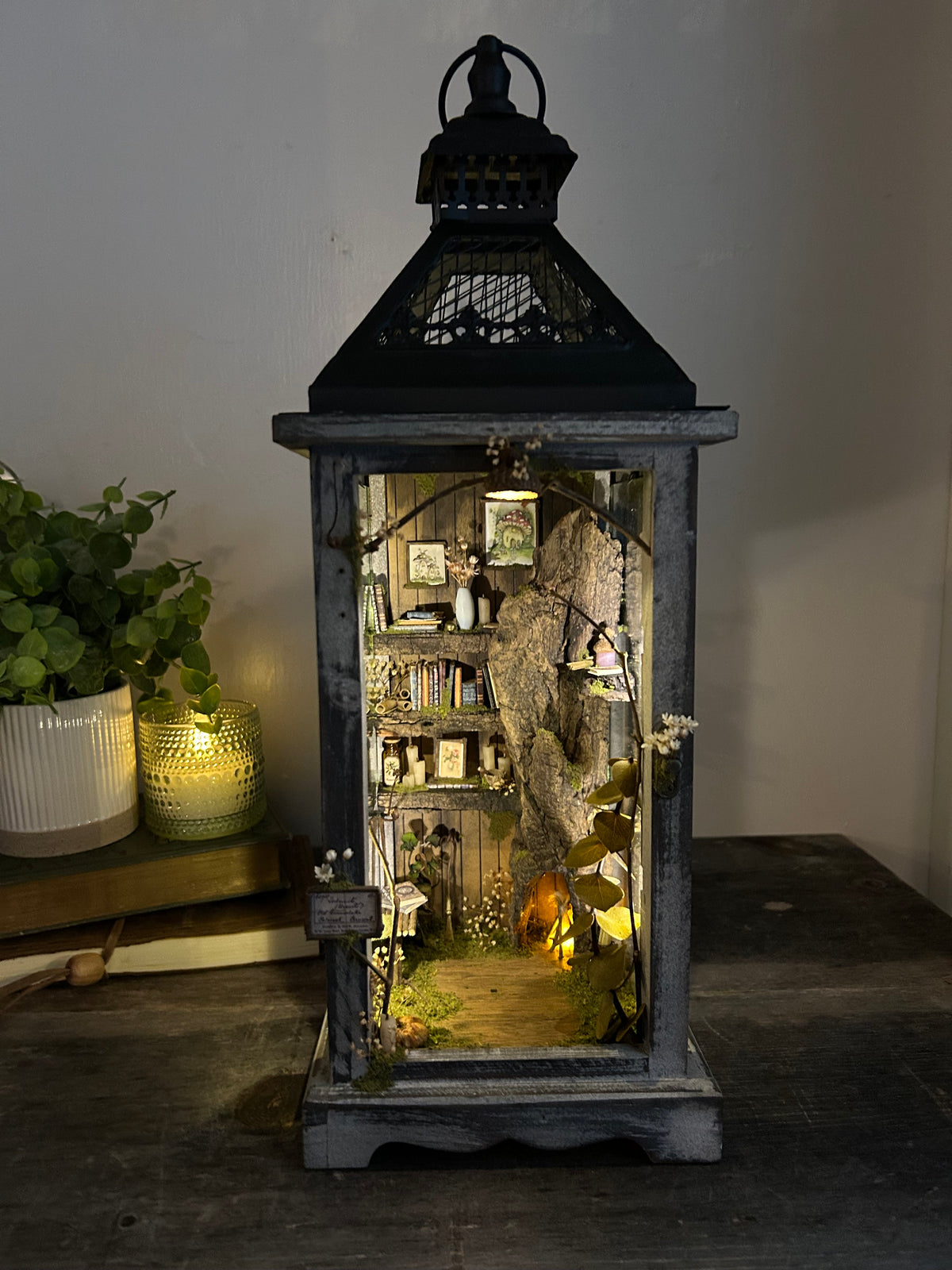 Faery Fireplace Lantern (tall)