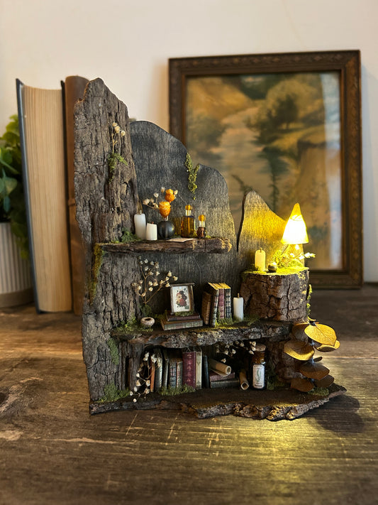 Fae Bookshelf #3 (lamp)