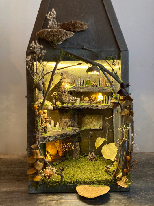 Faery Fireplace Lantern - one of a kind