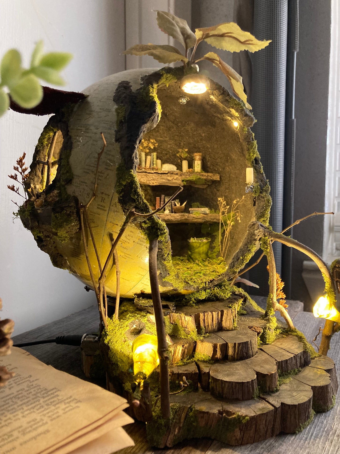 Faery Globe with Stairs