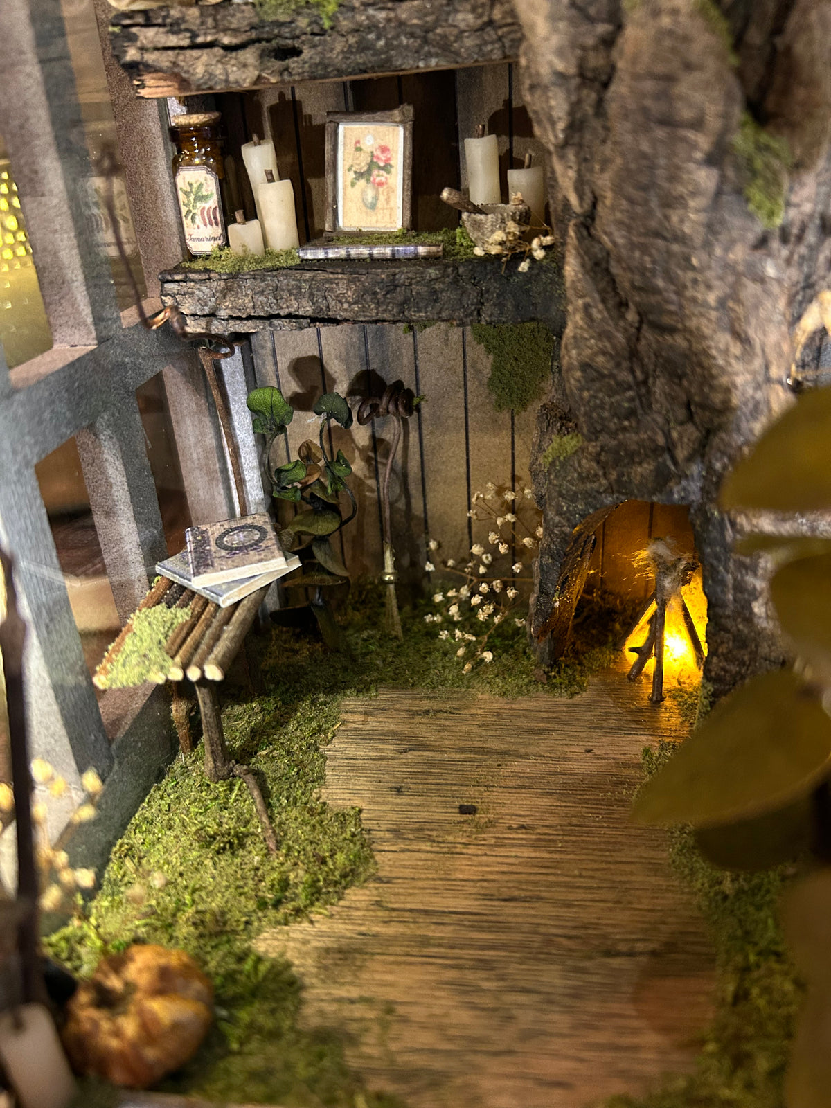 Faery Fireplace Lantern (tall)