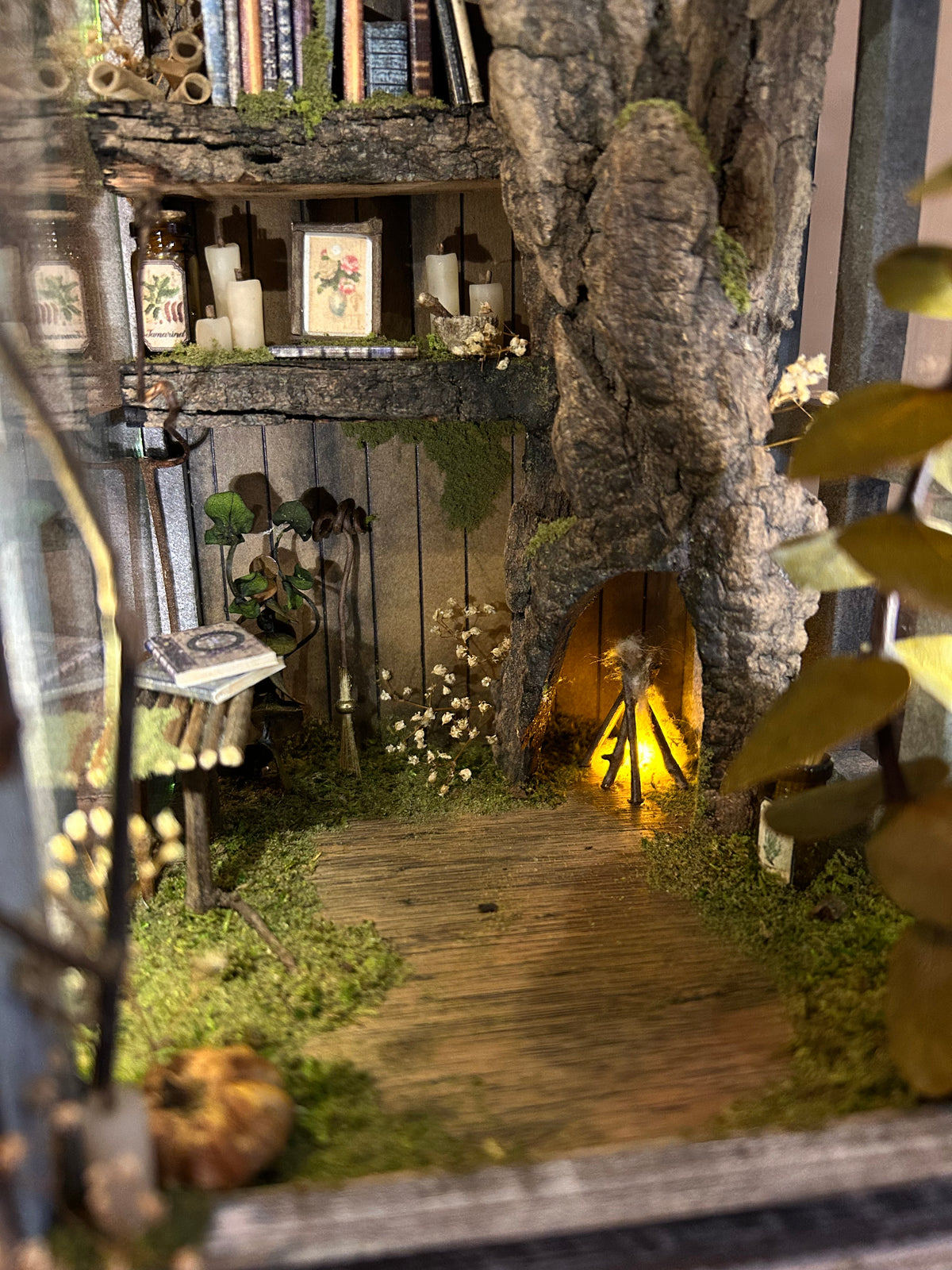 Faery Fireplace Lantern (tall)