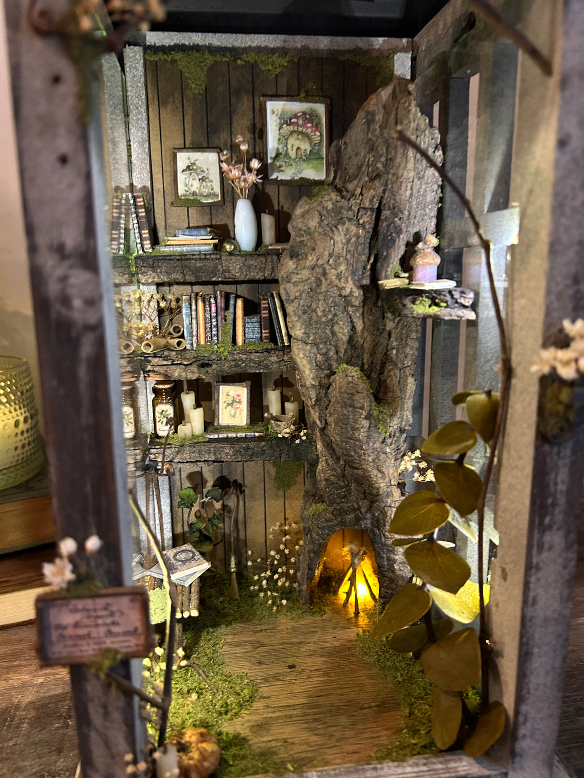 Faery Fireplace Lantern (tall)