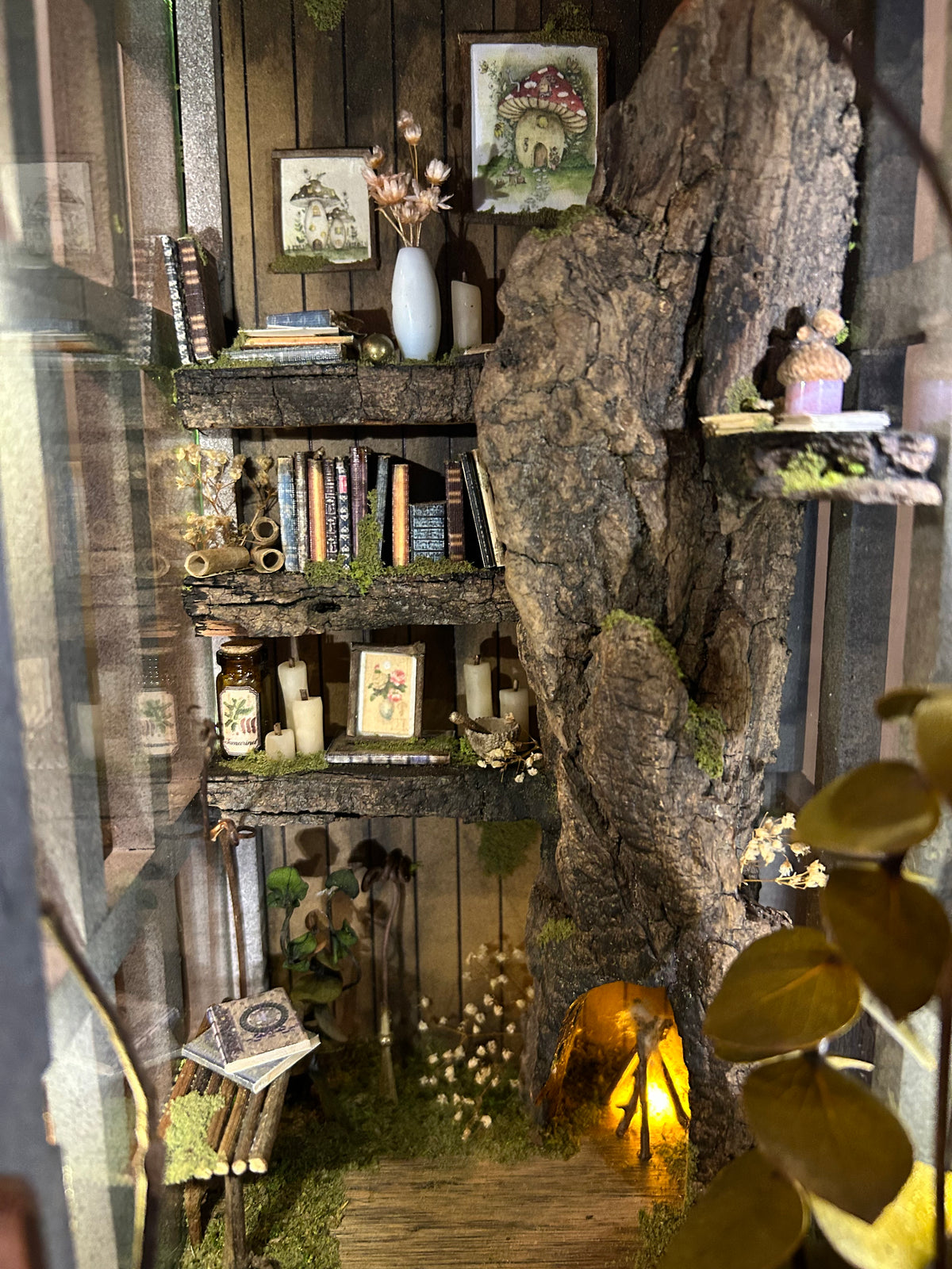 Faery Fireplace Lantern (tall)