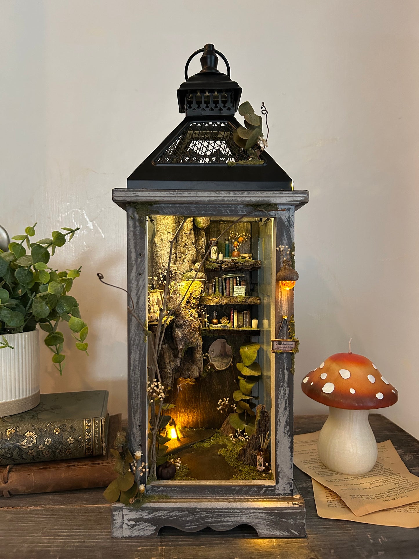 Fae Fireplace Lantern