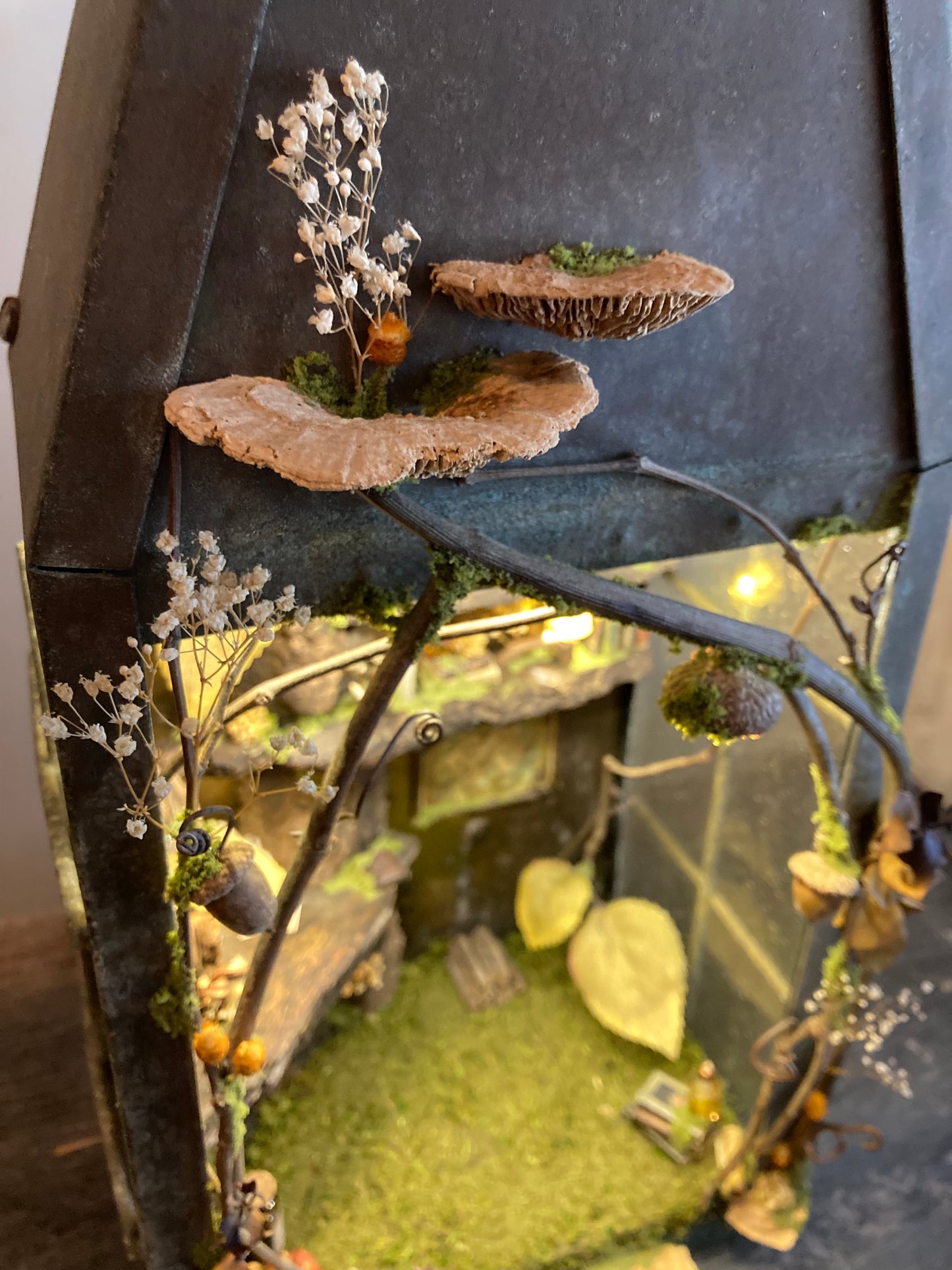 Faery Fireplace Lantern - one of a kind