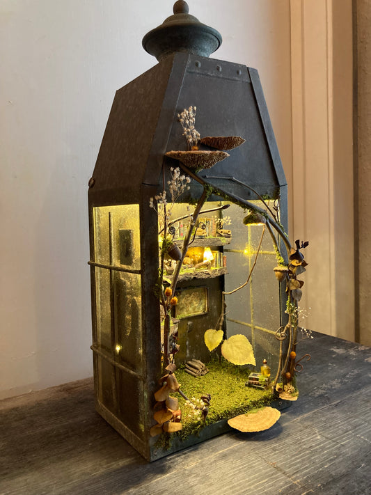 Faery Fireplace Lantern - one of a kind