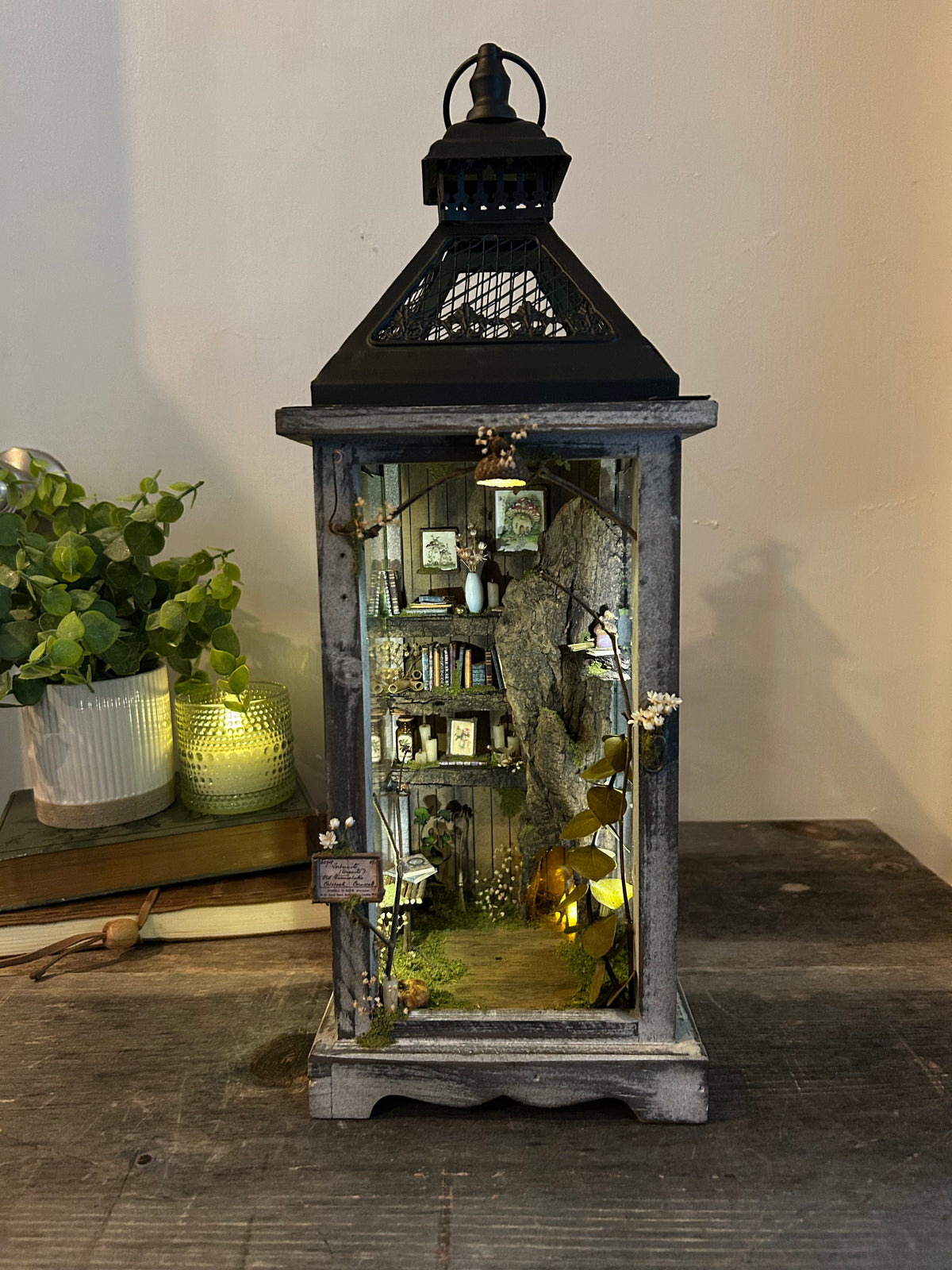 Faery Fireplace Lantern (tall)