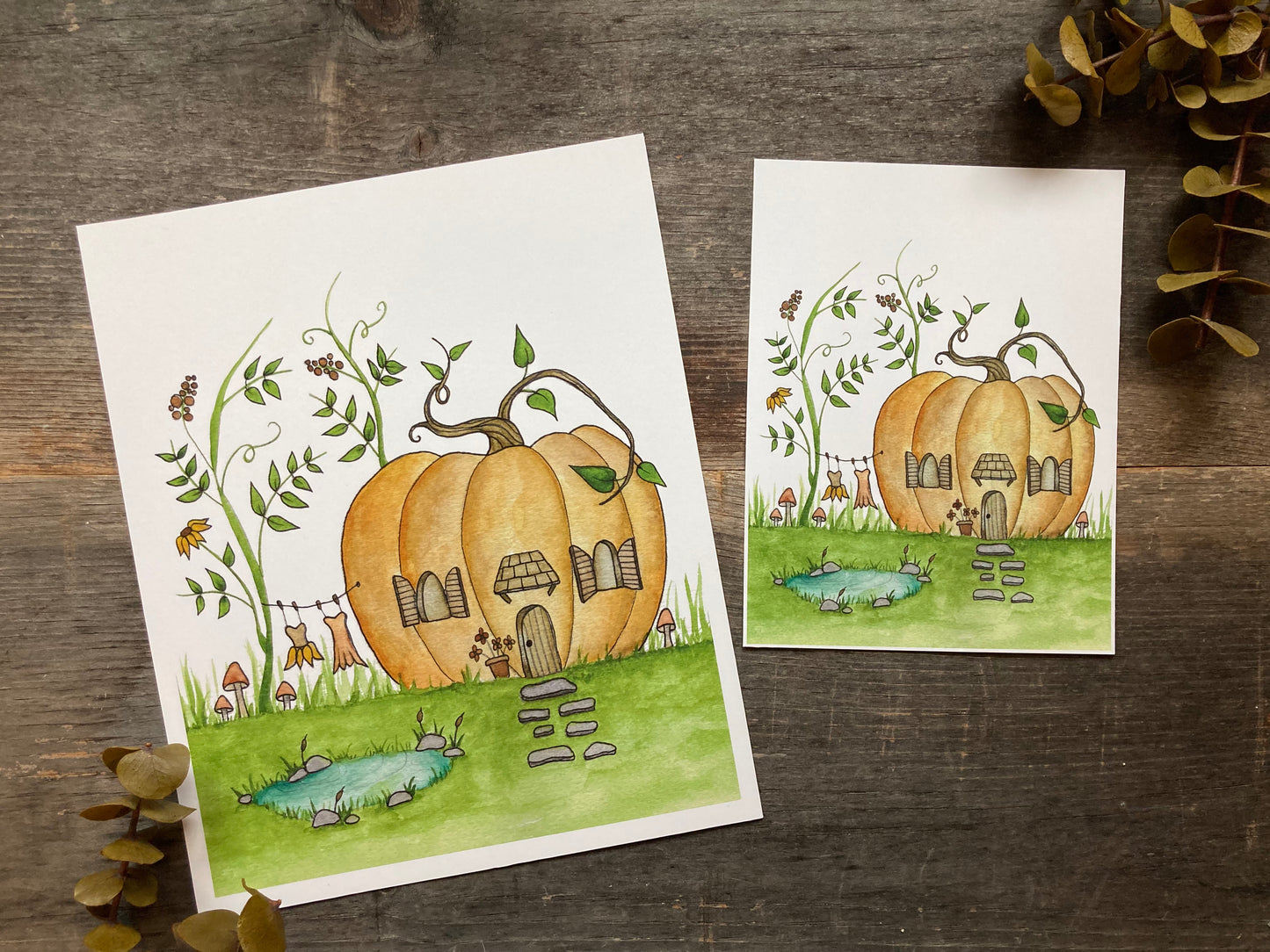 Pumpkin House Print